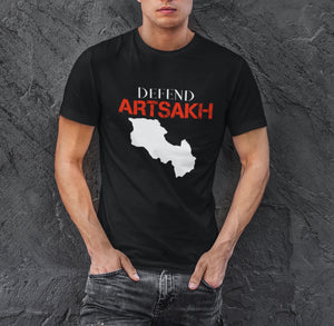 T-Shirt Defend Artsakh - Noir H/F