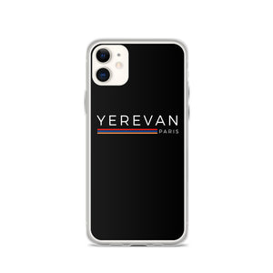 Coque pour iPhone - Yerevan Paris avec drapeau