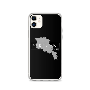 Coque pour iPhone - Yerevan Paris avec Carte de l'Arménie