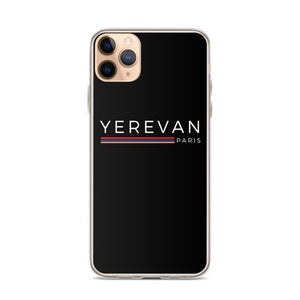 Coque pour iPhone - Yerevan Paris avec drapeau