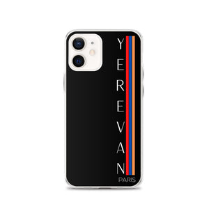 Coque pour iPhone - Yerevan Paris Drapeau Vertical