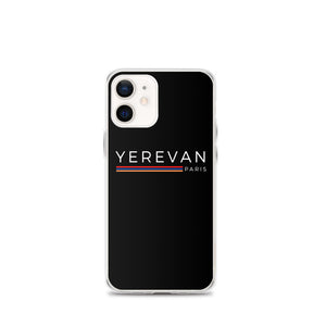 Coque pour iPhone - Yerevan Paris avec drapeau