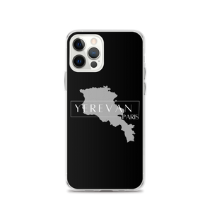 Coque pour iPhone - Yerevan Paris avec Carte de l'Arménie