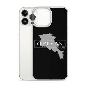 Coque pour iPhone - Yerevan Paris avec Carte de l'Arménie