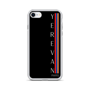 Coque pour iPhone - Yerevan Paris Drapeau Vertical