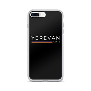 Coque pour iPhone - Yerevan Paris avec drapeau