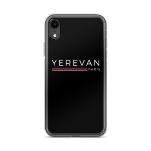 Coque pour iPhone - Yerevan Paris avec drapeau