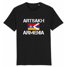 Charger l&#39;image dans la galerie, T-Shirt Artsakh is Armenia - Noir H/F
