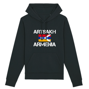 Sweat à Capuche Artsakh is Armenia - Noir H/F