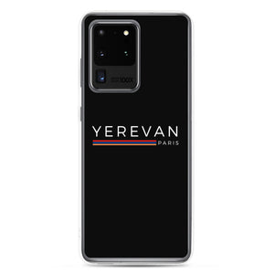 Coque Samsung - Yerevan Paris avec drapeau