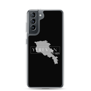 Coque Samsung - Yerevan Paris avec Carte de l'Arménie