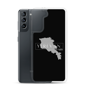 Coque Samsung - Yerevan Paris avec Carte de l'Arménie