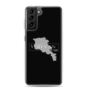 Coque Samsung - Yerevan Paris avec Carte de l'Arménie