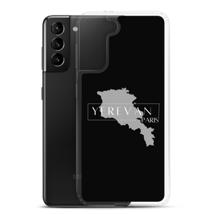 Coque Samsung - Yerevan Paris avec Carte de l'Arménie