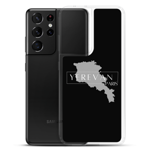 Coque Samsung - Yerevan Paris avec Carte de l'Arménie